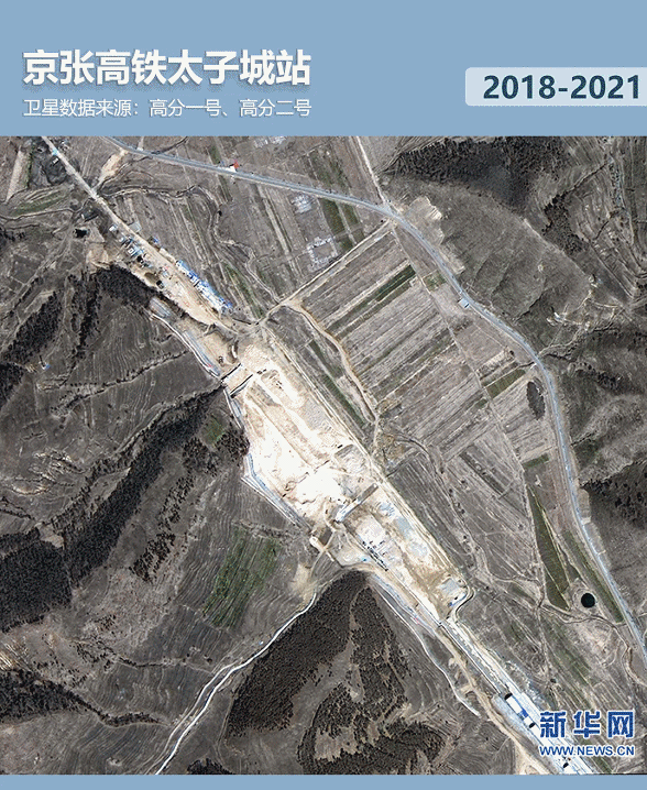 衛(wèi)星見(jiàn)證，這里如何變身“冬奧小城”