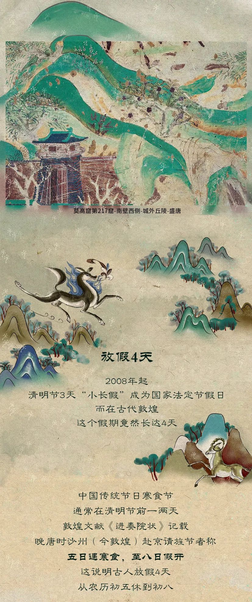 敦煌壁畫(huà)里的清明，不止雨紛紛