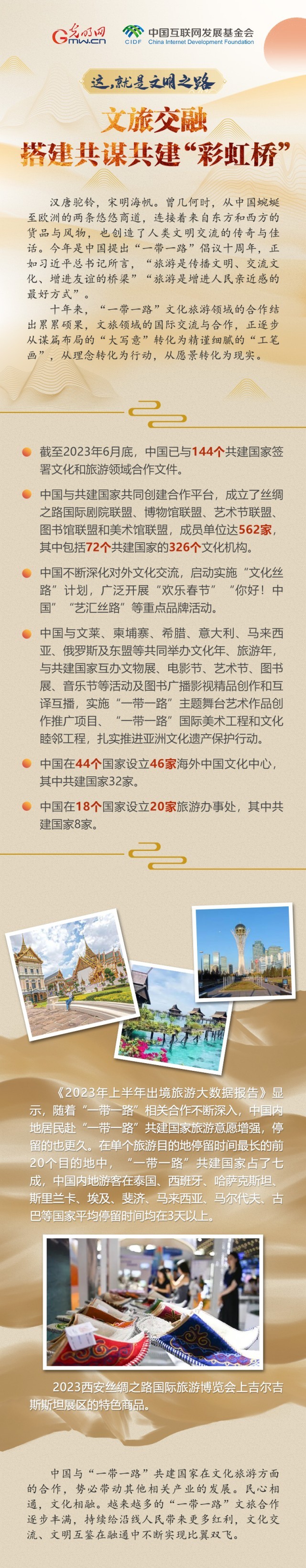 【大道共通】這，就是文明之路丨文旅交融 搭建共謀共建“彩虹橋”