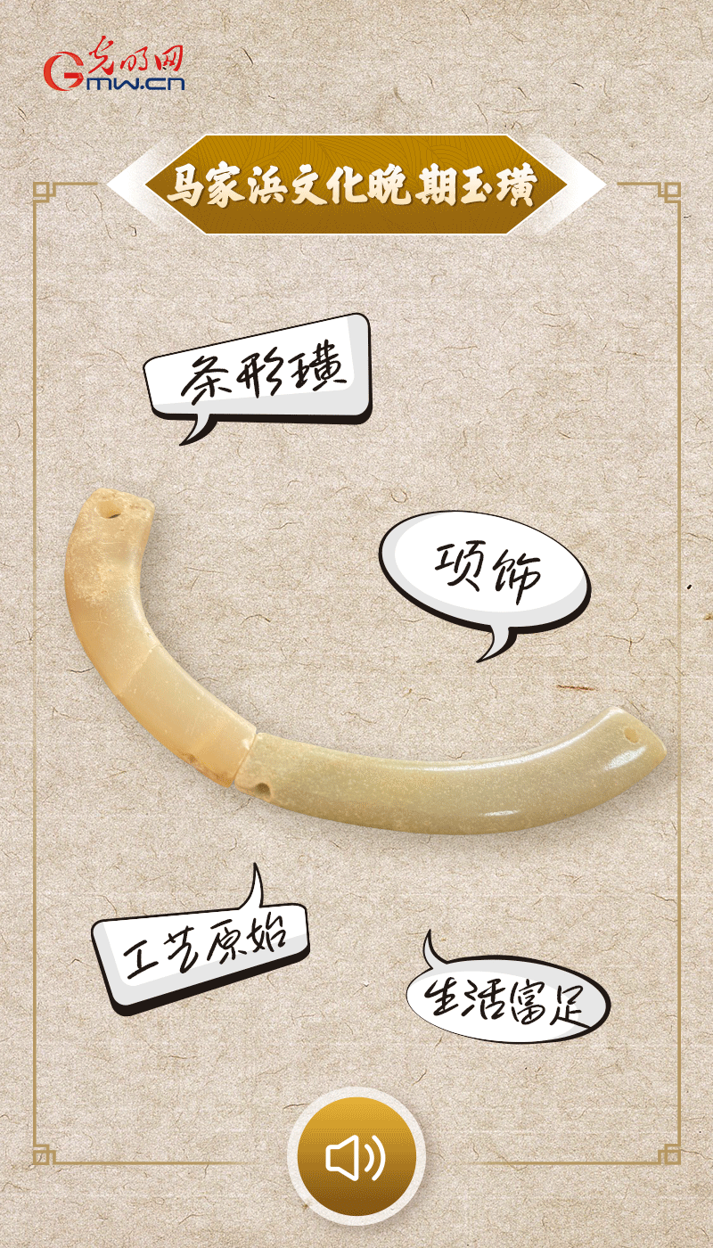 “文物會說話”有聲海報｜千年首飾光澤熠熠，映照先民富足生活