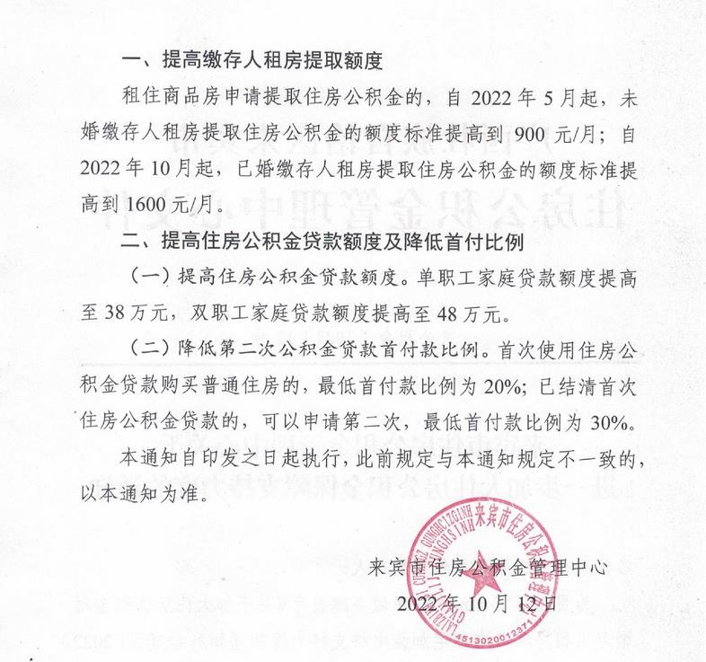 廣西來賓市住房公積金管理中心網(wǎng)站信息截圖。