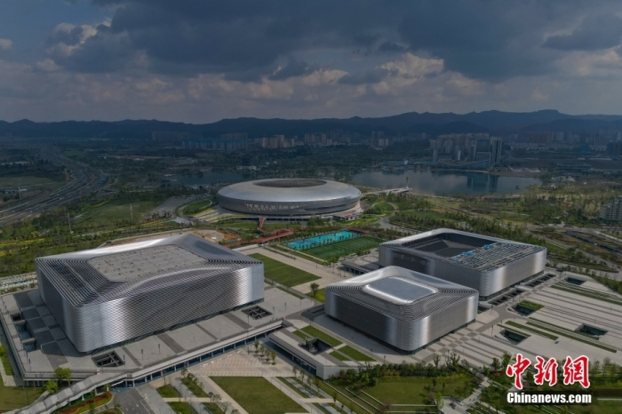 資料圖：航拍成都大運會主場館。<a target='_blank' href='/' _fcksavedurl='/'><p  align=