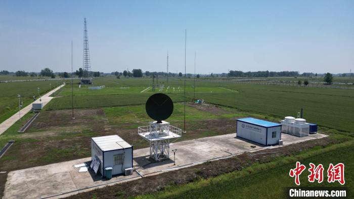 航拍壽縣國家氣候觀測臺?！∽Ａ?攝