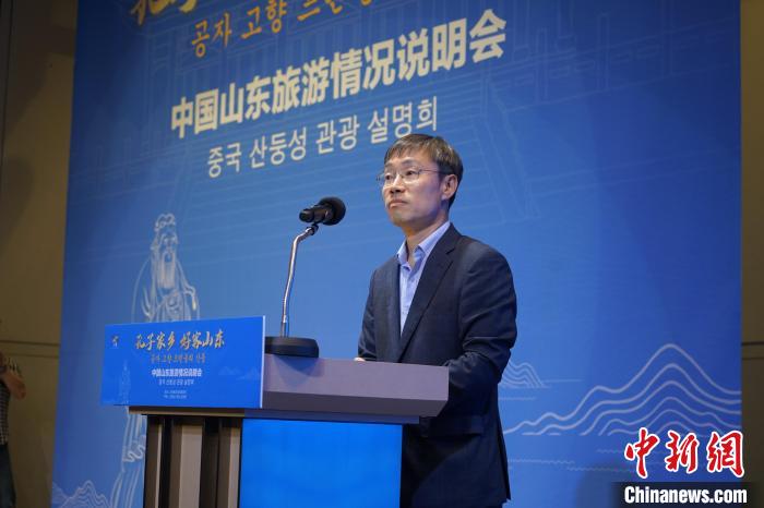 首爾市政府觀光體育局局長金英渙致辭?！⑿?攝