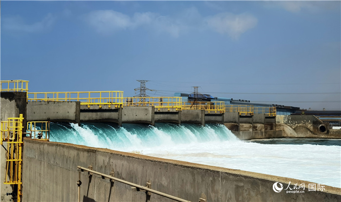 圖為取排水工程項(xiàng)目一景。人民網(wǎng)記者管克江攝