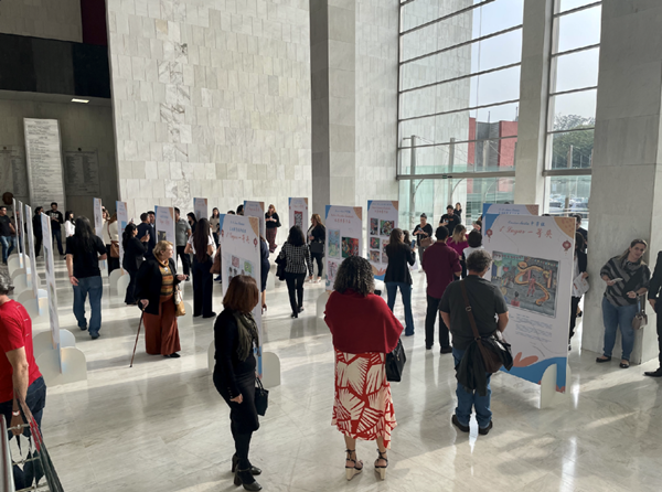 獲獎作品展現(xiàn)場。中國駐圣保羅總領(lǐng)館供圖