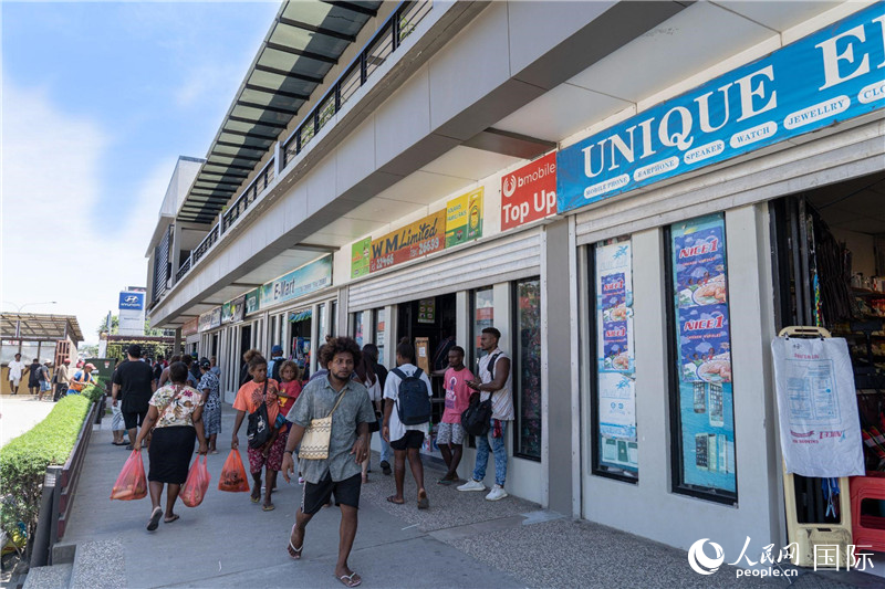 2023年9月12日，所羅門群島首都霍尼亞拉街景。人民網(wǎng) 賀吉攝