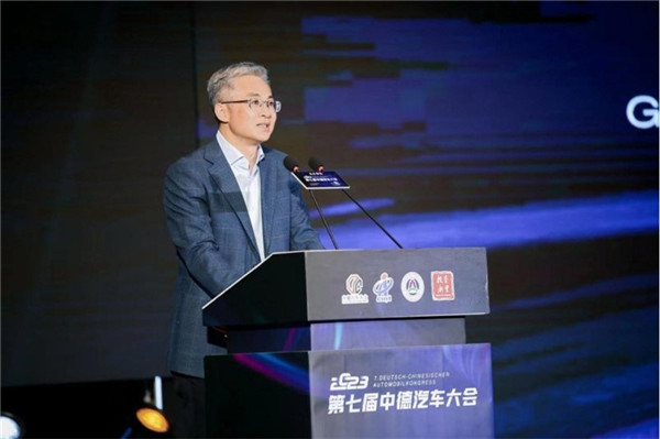 嘉興市人民政府市長(zhǎng)李軍致辭。主辦方供圖