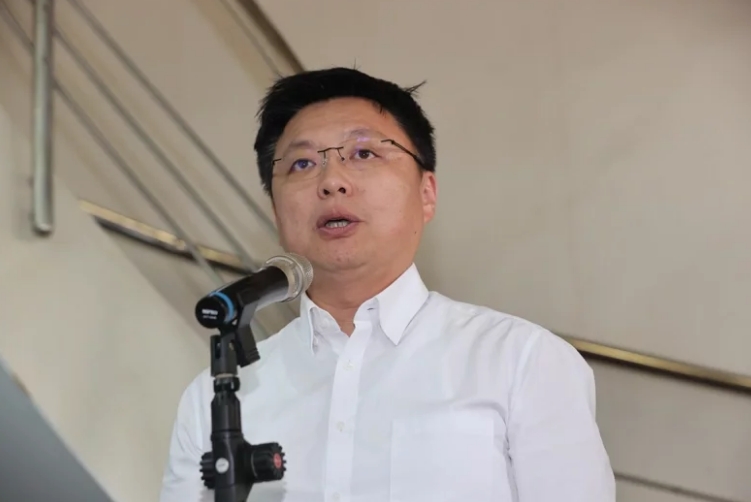 圖為趙天麟。圖片來源：臺灣《聯(lián)合報》劉學(xué)圣攝。