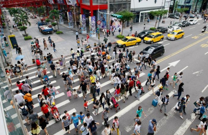 圖為信義商圈。圖片來源：臺灣“中時新聞網(wǎng)”。