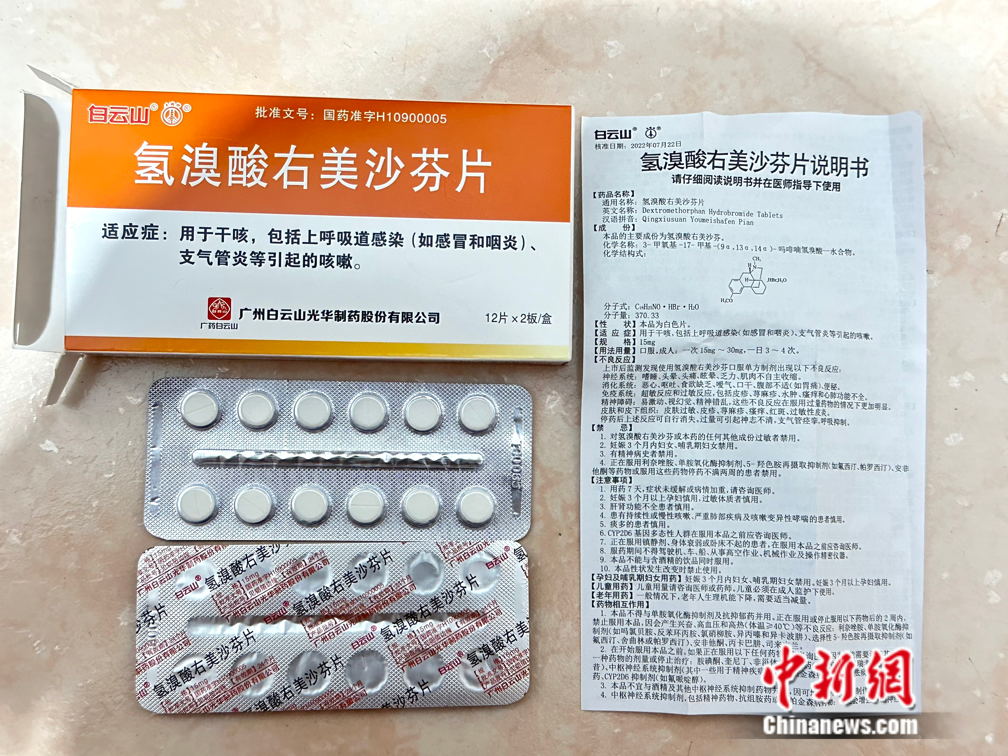 右美沙芬。受訪者供圖