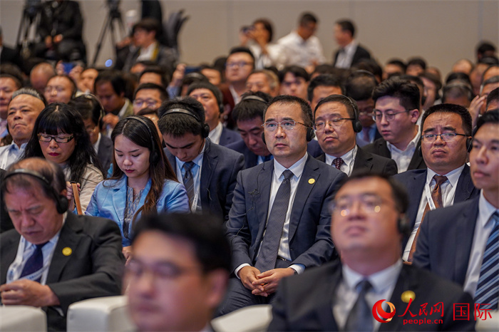 2023中國（浙江）—泰國合作交流會現(xiàn)場。普拉維攝