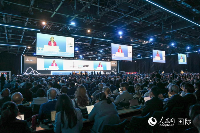 2023年世界無線電通信大會開幕式現(xiàn)場。人民網(wǎng)記者 任皓宇攝