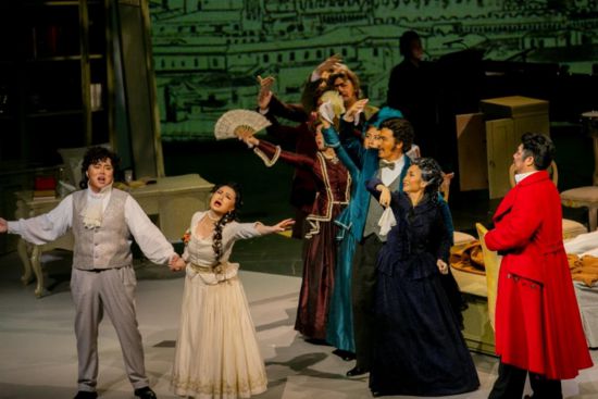 圖為《賈尼·斯基基》劇照。中國國家大劇院供圖。