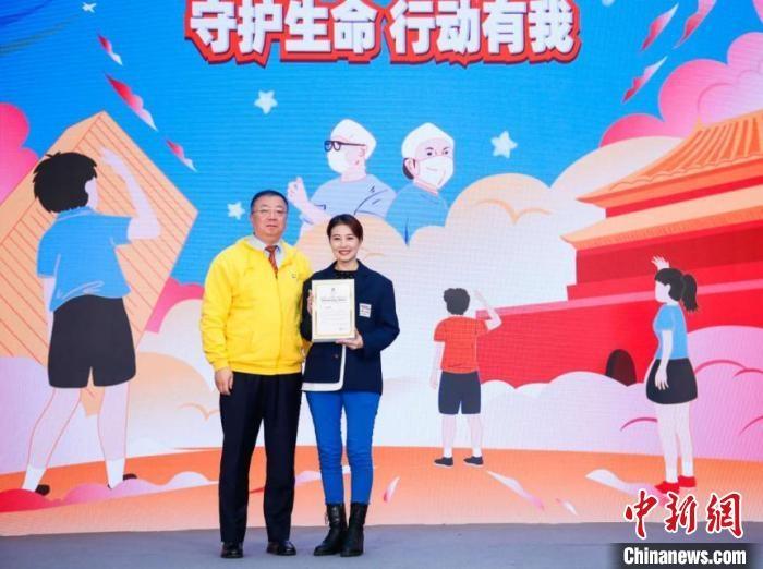 演員周海媚受邀參與公益活動?！」鶆P敏 攝