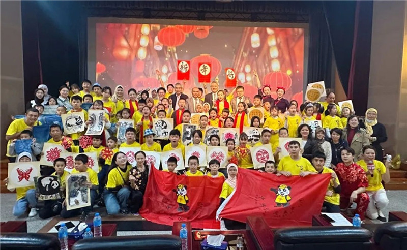 圖為2023“中華文化大樂(lè)園—埃及開(kāi)羅營(yíng)”閉幕式活動(dòng)現(xiàn)場(chǎng)。主辦方供圖