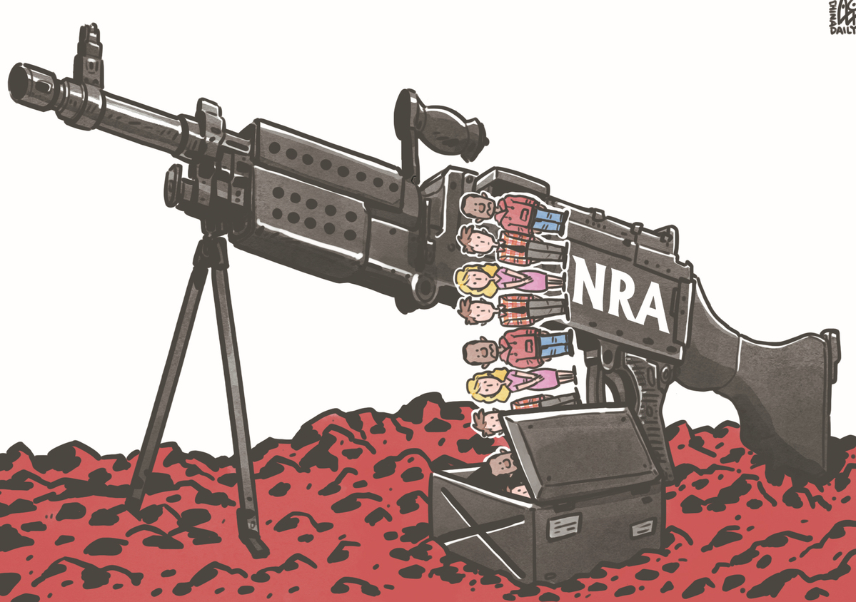 NRA成為推行槍支管控背后最大的阻力。（來源：中國日報 作者：蔡艨）