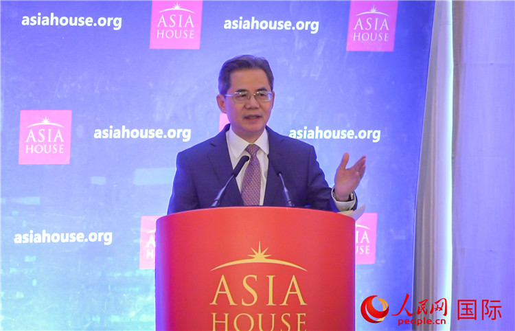 鄭澤光大使強(qiáng)調(diào)，中國(guó)經(jīng)濟(jì)長(zhǎng)期向好的總趨勢(shì)不會(huì)改變。人民網(wǎng) 郭錦標(biāo)攝