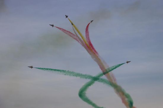 飛行表演現(xiàn)場。高思峰 攝