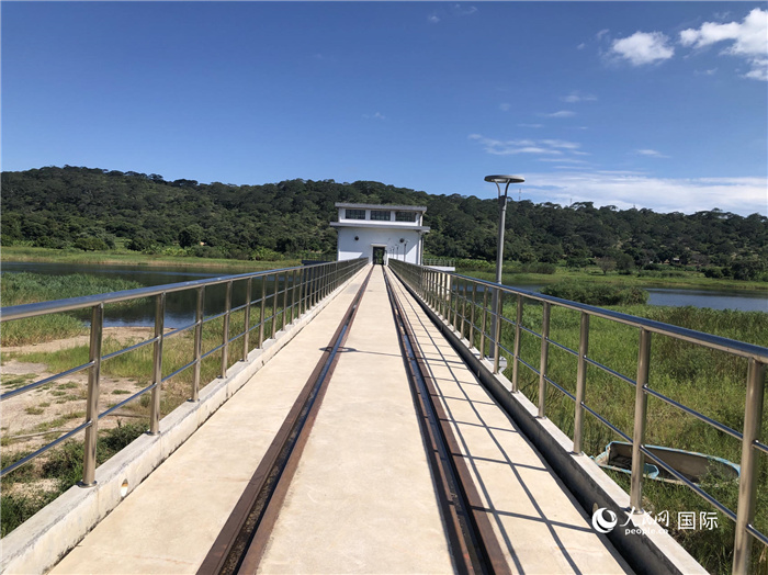 卡夫河供水項目。人民網(wǎng)記者 黃培昭攝