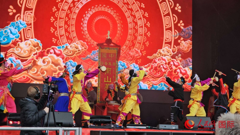 倫敦新春慶典現(xiàn)場(chǎng)。人民網(wǎng) 郭錦標(biāo)、楊浩鵬攝