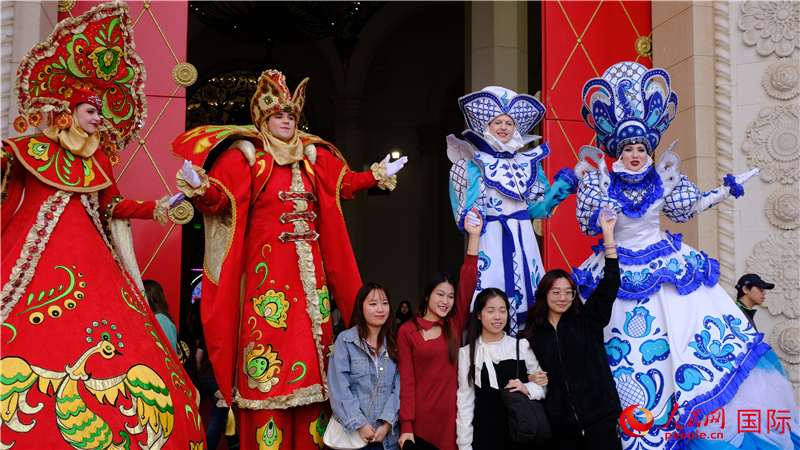 北京展覽館舉辦首屆俄羅斯“謝肉節(jié)”慶祝活動(dòng)。人民網(wǎng) 褚夢(mèng)琦攝