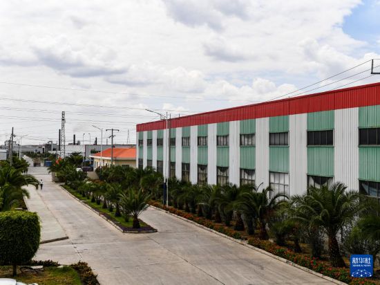 這是2024年2月16日在埃塞俄比亞杜凱姆市拍攝的東方工業(yè)園。 新華社記者 李亞輝 攝