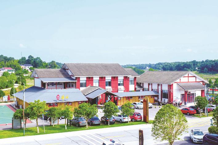 由文化站升級改造而成的“福臨驛站”，可提供度假、研學(xué)、會議、拓展、愛國主義教育等各類旅游線路，供游客自主選擇。 長沙縣供圖