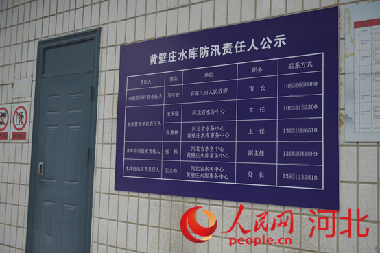 防汛責(zé)任人公示牌。人民網(wǎng)祝龍超攝