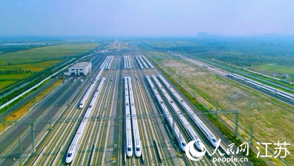 南京動車段南通動車所。人民網(wǎng)記者 王繼亮攝