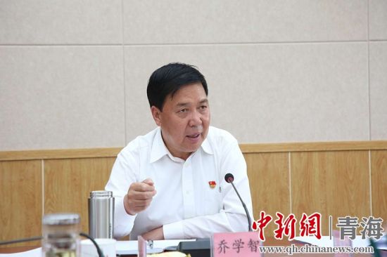 圖為黃南州州長喬學智講話。黃宣攝