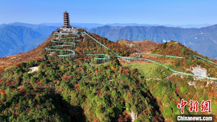 巴山大峽谷彩林迎來最佳觀賞期?！∫κ?攝