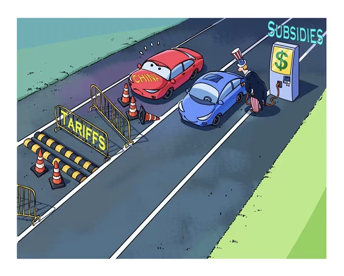 漫畫作者：馬宏亮（人民網(wǎng)版權(quán)圖片，未經(jīng)授權(quán)請勿轉(zhuǎn)載。）