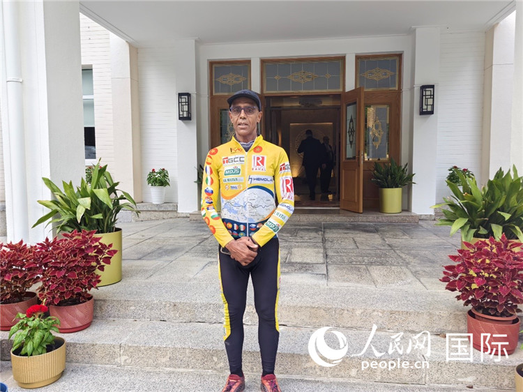 9月6日，卡里姆·穆斯塔在摩洛哥駐華大使官邸。人民網(wǎng)記者 王晶攝