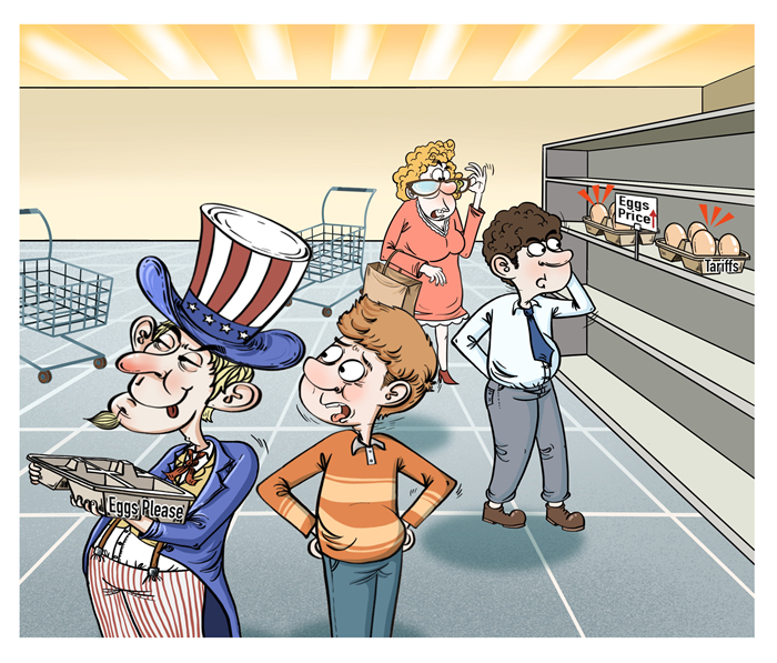 漫畫作者：譚希光（人民網(wǎng)版權(quán)圖片，未經(jīng)授權(quán)請勿轉(zhuǎn)載。）