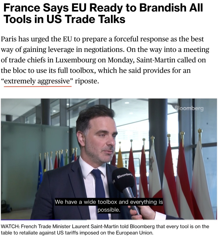 深觀察丨“只要團(tuán)結(jié)，歐盟反制美國的王牌很多”