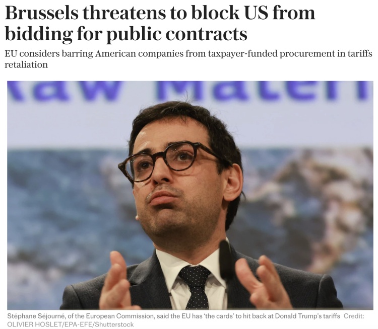 深觀察丨“只要團(tuán)結(jié)，歐盟反制美國的王牌很多”