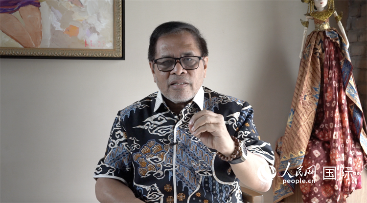 5月14日，印度尼西亞大使周浩黎接受人民網(wǎng)專訪。人民網(wǎng) 王婧攝