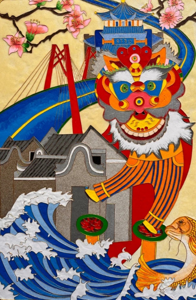 中小學(xué)生創(chuàng)新創(chuàng)意設(shè)計(jì)成果首次登上文博會(huì)。參展觀眾供圖