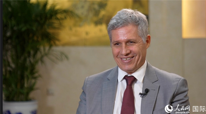 巴西農村發(fā)展部部長特謝拉。 人民網記者 張榮攝