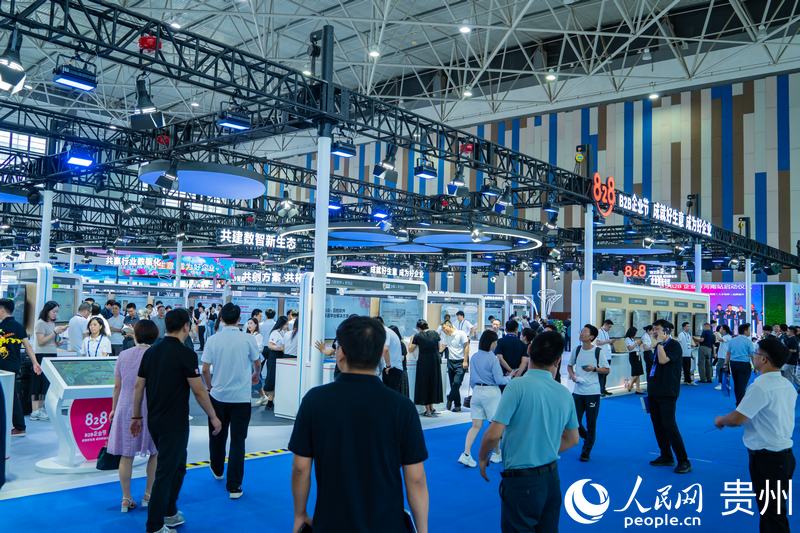 2、2024數(shù)博會共吸引400余家展商參展。人民網(wǎng) 陽茜攝.jpg