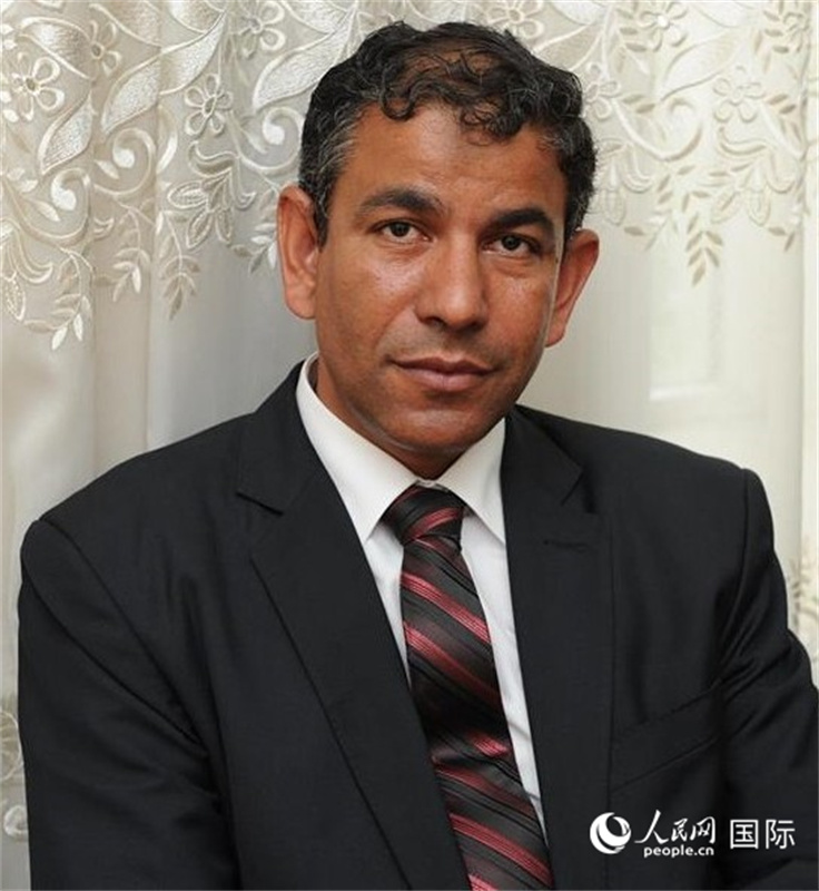 埃及著名中國和亞洲問題專家德拉比克。人民網(wǎng)記者 黃培昭攝