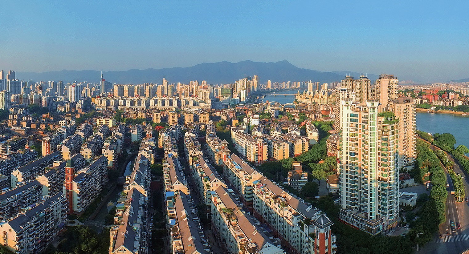 2018年，福州市臺江區(qū)蒼霞新城，高樓拔地而起，舊貌換新顏。