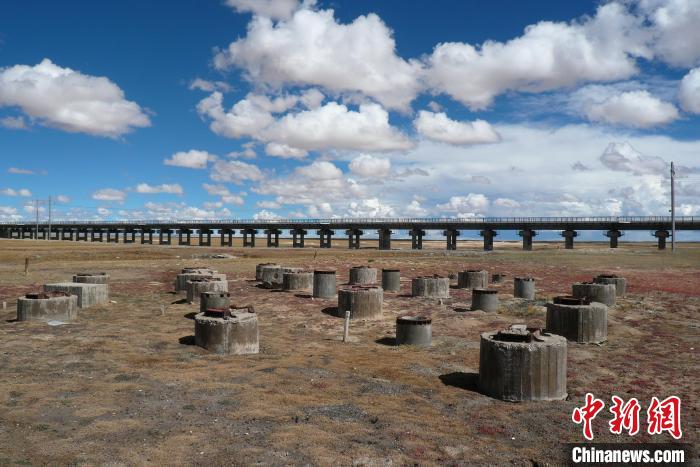 圖為中鐵西北院清水河樁基試驗場。(資料圖) 中鐵西北科學(xué)研究院供圖