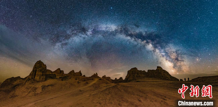 資料圖為青海省海西州冷湖俄博梁星空。 <a target='_blank' href='/'><p  align=