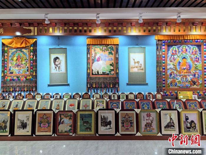 青海海南千年藏繡:遠看一幅畫近看是絲線