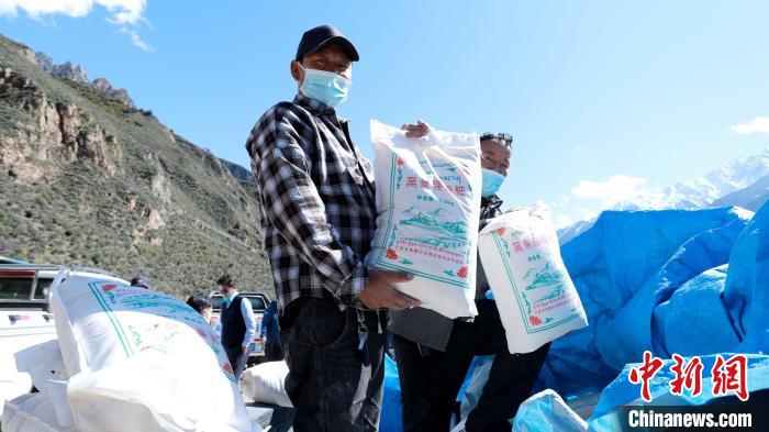 圖為合作社加工完成的優(yōu)質(zhì)糌粑?！〖卫杩h融媒體中心供圖