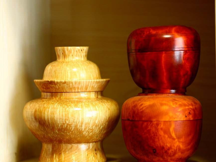 藏地木碗成品。