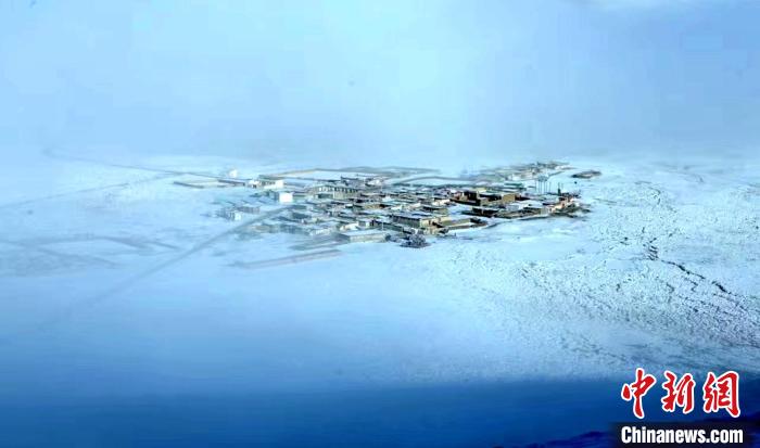 圖為普瑪江塘鄉(xiāng)冬季村景?！±丝ㄗ涌h網(wǎng)信辦供圖