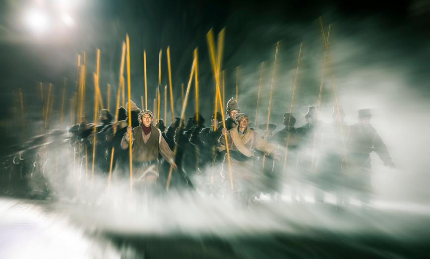 演出現(xiàn)場(chǎng)。蕭文松子攝